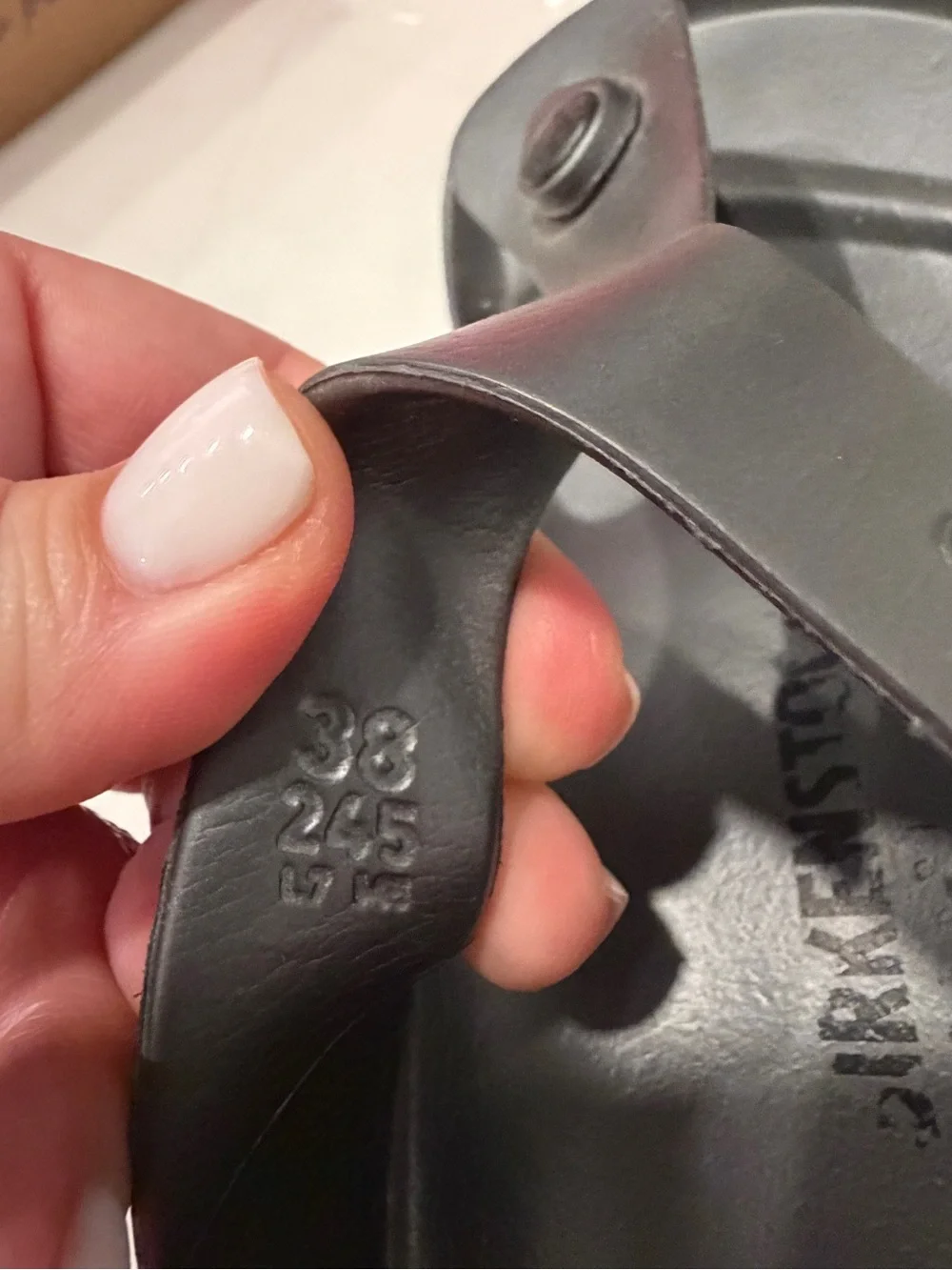 Birkenstock Women's Gizeh EVA Thong Sandal - Metallic Gray - Picture 5 of 5
